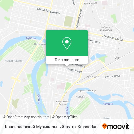 Краснодарский Музыкальный театр map