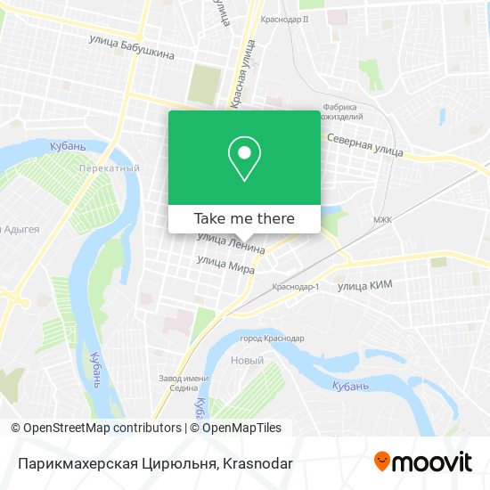 Парикмахерская Цирюльня map