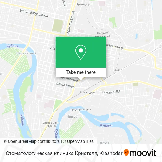 Стоматологическая клиника Кристалл map