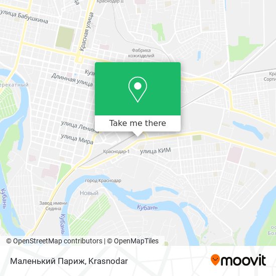 Маленький Париж map