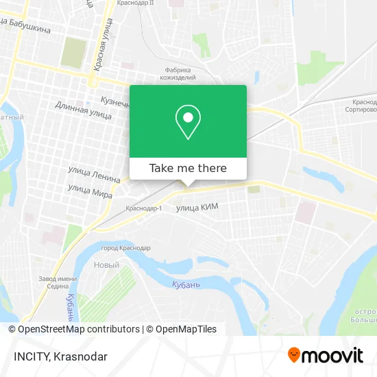 INCITY map