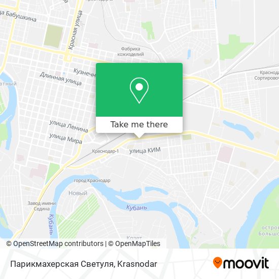 Парикмахерская Светуля map