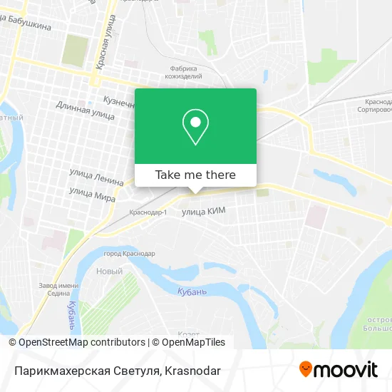 Парикмахерская Светуля map