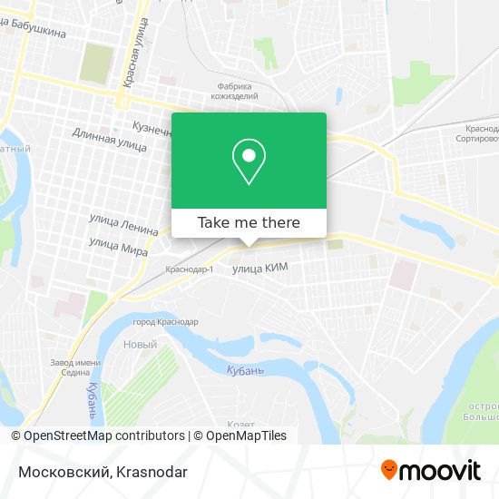 Московский map
