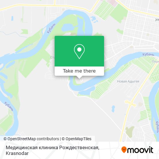 Медицинская клиника Рождественская map