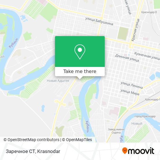 Заречное СТ map