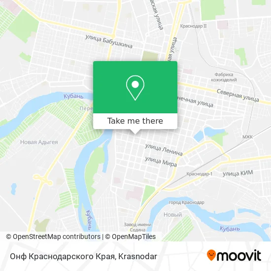 Онф Краснодарского Края map