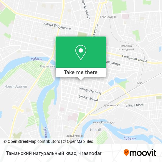 Таманский натуральный квас map
