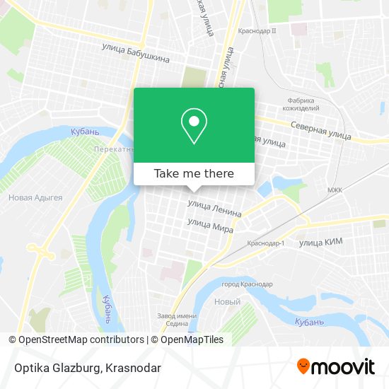 Optika Glazburg map