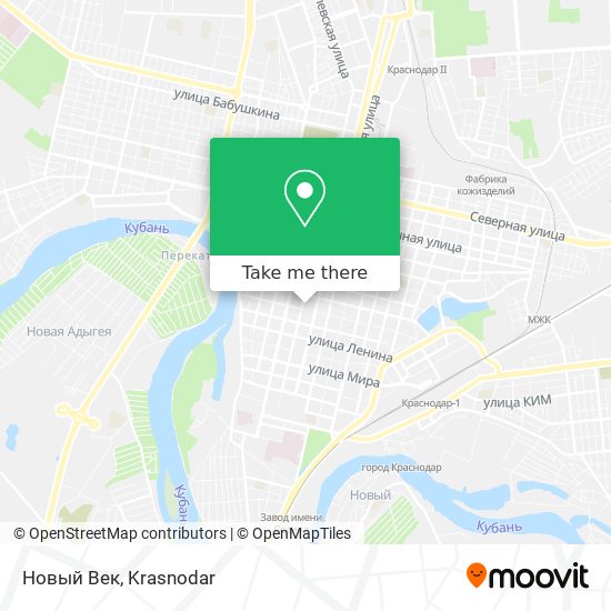 Новый Век map