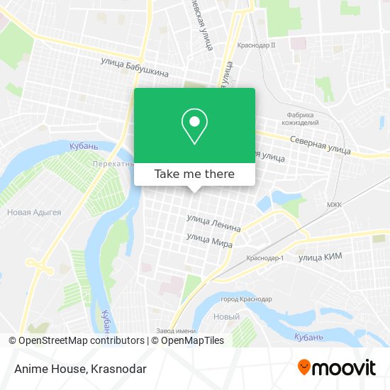 Anime House map