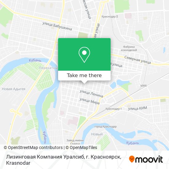 Лизинговая Компания Уралсиб, г. Красноярск map