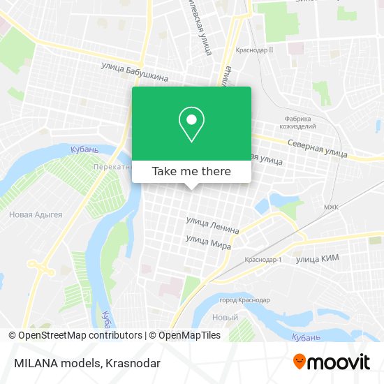 MILANA models map