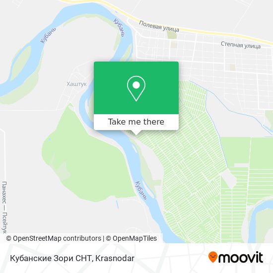 Кубанские Зори СНТ map