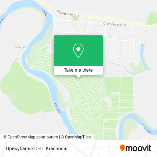 Прикубанье СНТ map