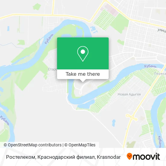 Ростелеком, Краснодарский филиал map