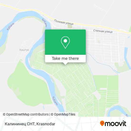 Калининец СНТ map