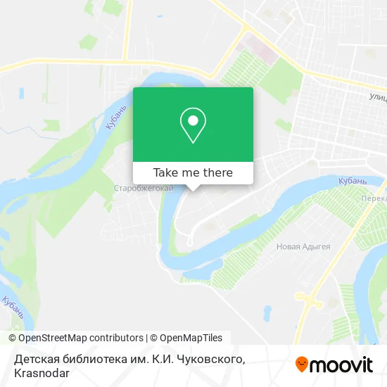 Детская библиотека им. К.И. Чуковского map