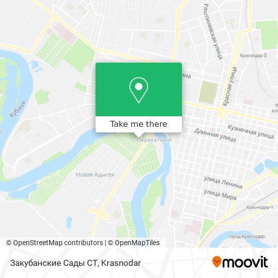 Закубанские Сады СТ map