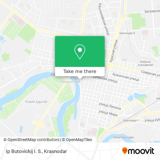 Ip Butovickij I. S. map