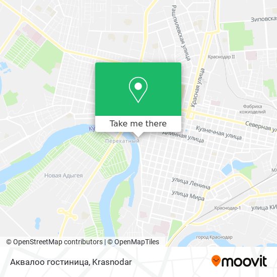 Аквалоо гостиница map