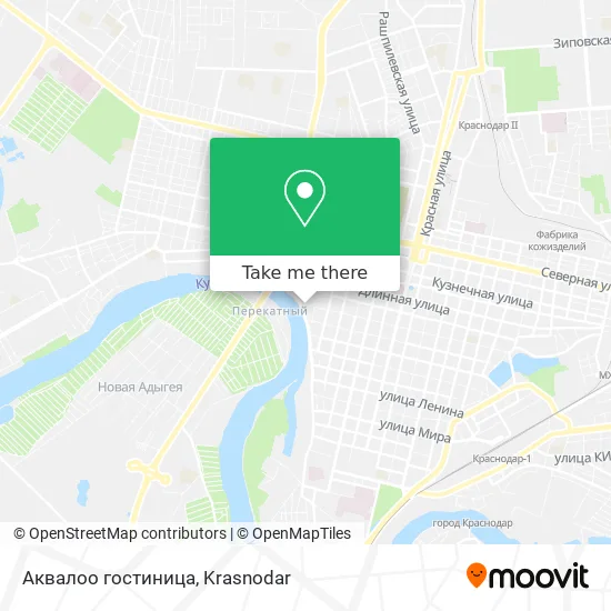 Аквалоо гостиница map