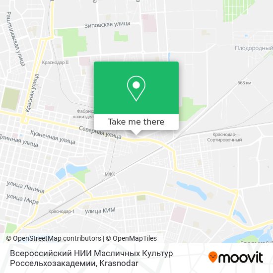 Всероссийский НИИ Масличных Культур Россельхозакадемии map