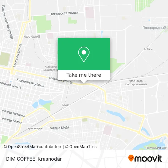 DIM COFFEE map