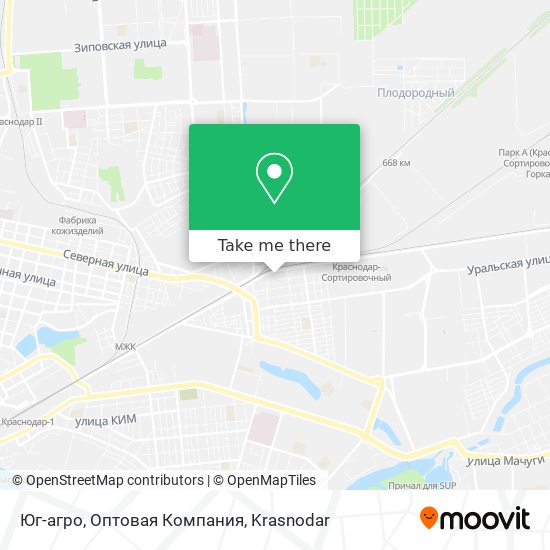 Юг-агро, Оптовая Компания map