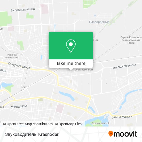 Звуководитель map