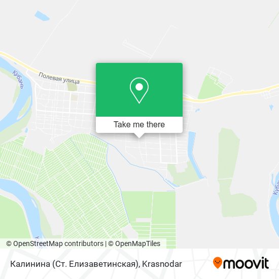 Калинина (Ст. Елизаветинская) map