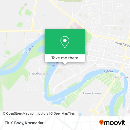 Fit-X-Body map