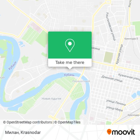 Милан map
