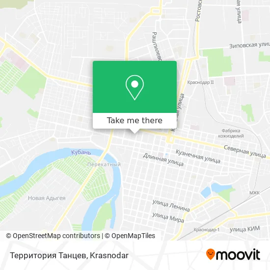 Территория Танцев map