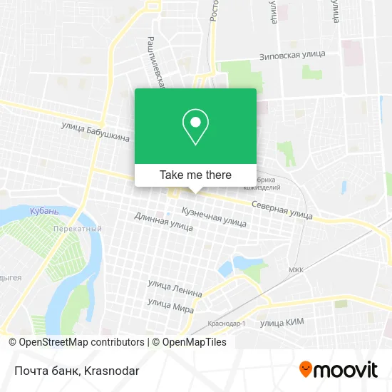 Почта банк map