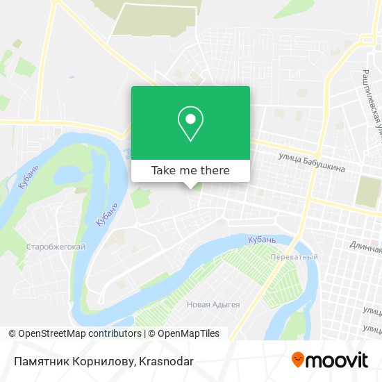 Памятник Корнилову map