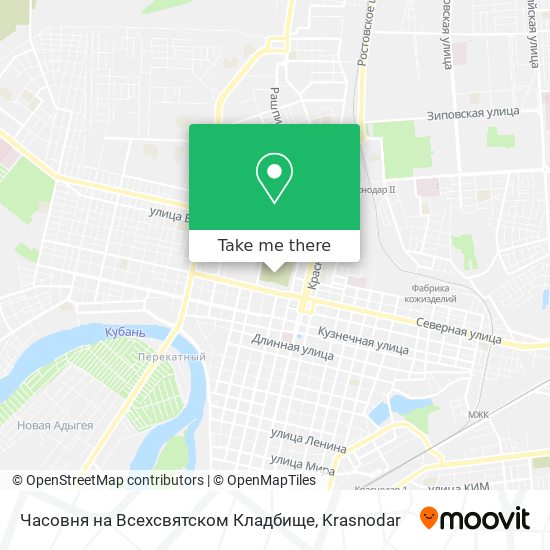 Часовня на Всехсвятском Кладбище map