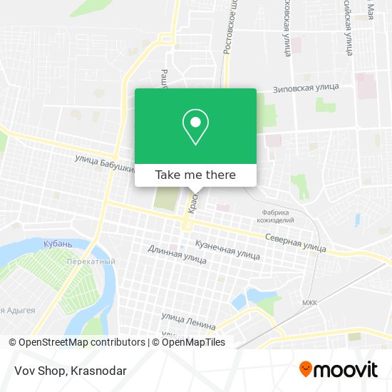 Vov Shop map