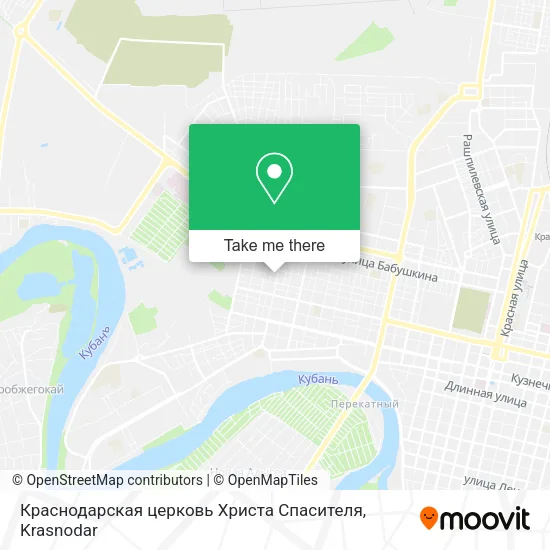 Краснодарская церковь Христа Спасителя map