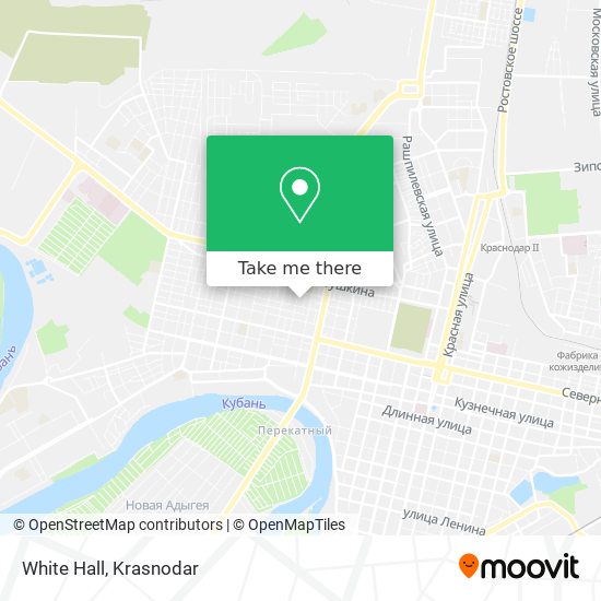 White Hall map