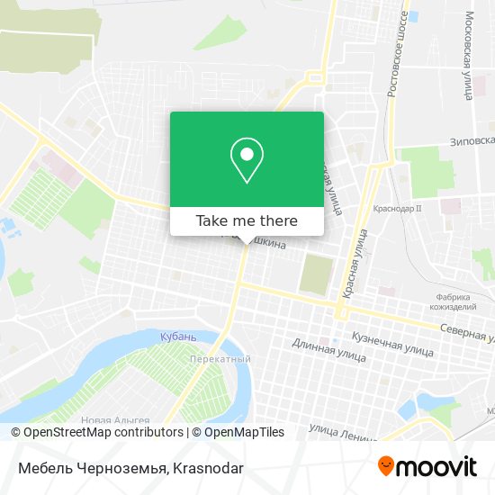 Мебель Черноземья map