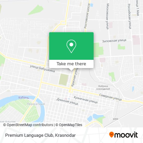 Premium Language Club map