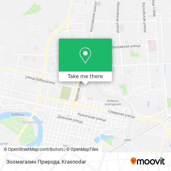 Зоомагазин Природа map