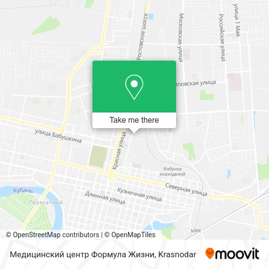 Медицинский центр Формула Жизни map