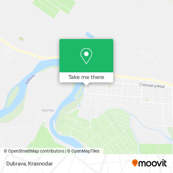 Dubrava map