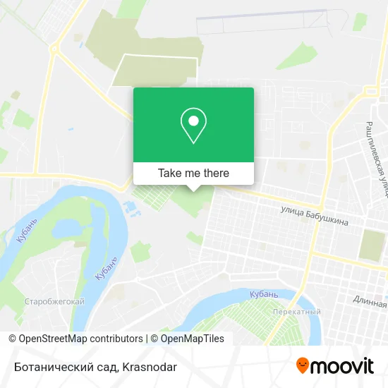 Ботанический сад map