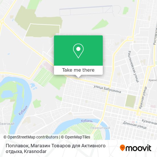 Поплавок, Магазин Товаров для Активного отдыха map