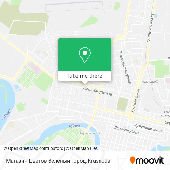 Магазин Цветов Зелёный Город map