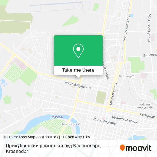 Прикубанский районный суд Краснодара map