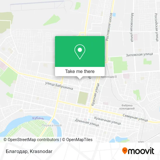 Благодар map